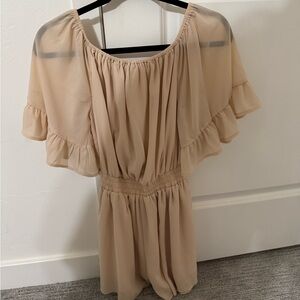 Cream Women's romper